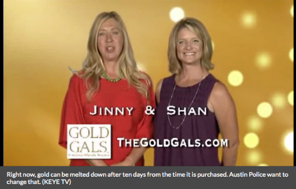 Austin Police take closer look at requirements for gold buyers